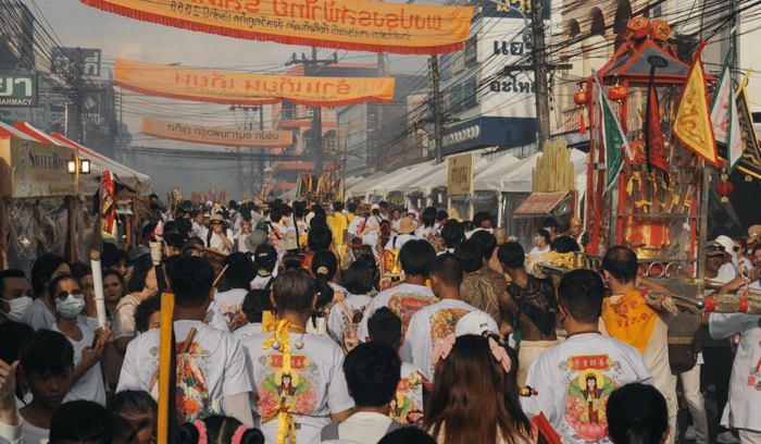 festival végétarien à Phuket