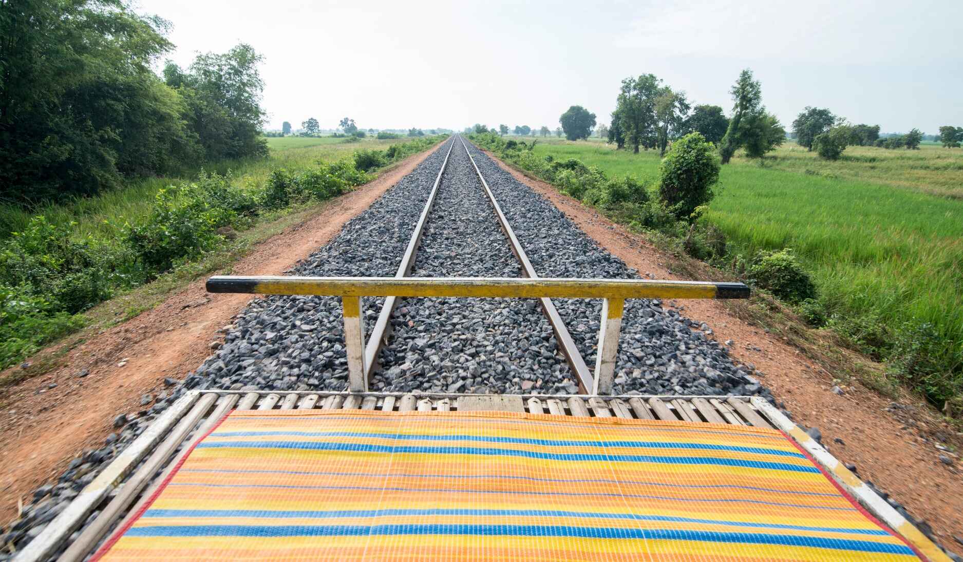 Battambang train bambou